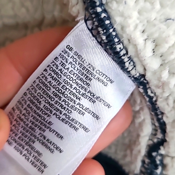 NorthFace Deep teal blue fleece lined zip front hoodie - Picture 11 of 11